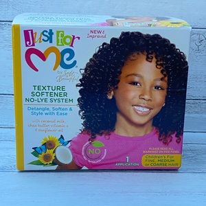 Soft & Beautiful Just For Me Texture Softener No-Lye System  ~ 1 Application Kit